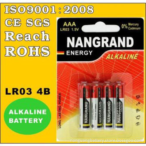 LR03 Alkaline AAA AM4 dry battery